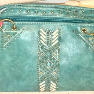 Brand new  Montana West Aztec Concealed Carry Satchel and Wallet Set